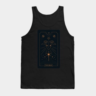 The Devil Tarot Card Tank Top